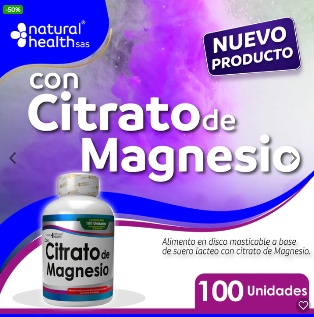 Citrato de Magnesio - Compra 1 y llévate 2 unidades