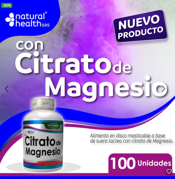 Citrato de Magnesio - Compra 1 y llévate 2 unidades