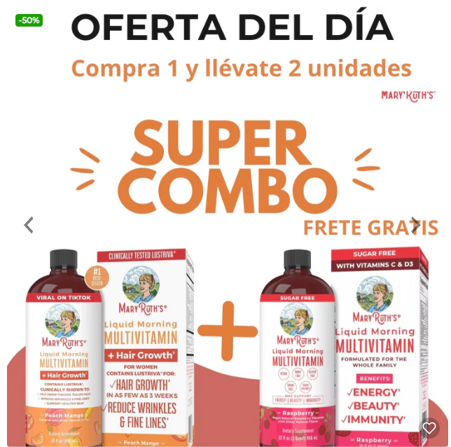 Maryruth's Multivitaminico - Compra 1 unidad y lleva 2 unidades