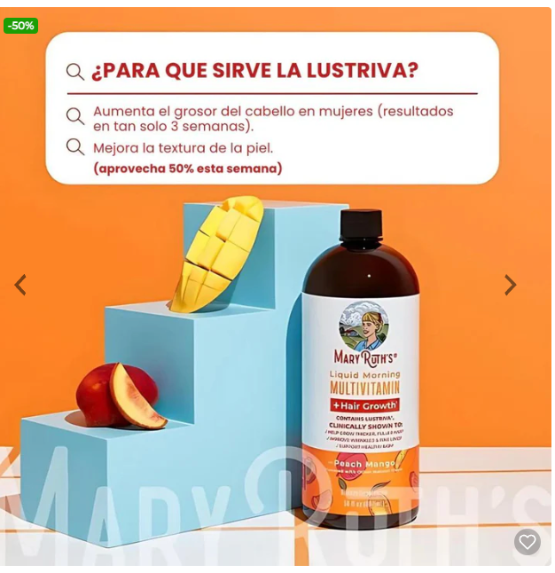 Maryruth's Multivitaminico - Compra 1 unidad y lleva 2 unidades