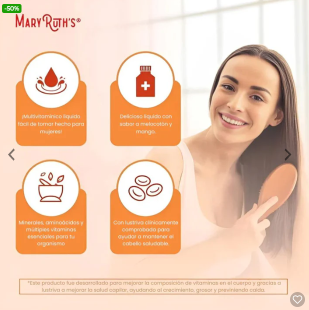 Maryruth's Multivitaminico - Compra 1 unidad y lleva 2 unidades