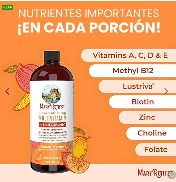 Maryruth's Multivitaminico - Compra 1 unidad y lleva 2 unidades