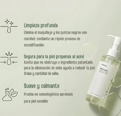 🌿 PURESKIN™ – Aceite Limpiador Coreano para el Control de Poros ✨