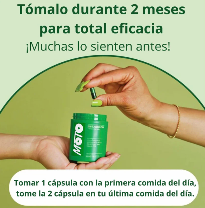 MOTO® Cápsulas que aceleran el metabolismo