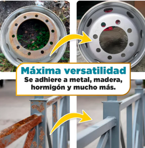 MetalGuard - Pintura Antióxido Profesional | Máxima Protección y Acabado Mate Gris Oscuro