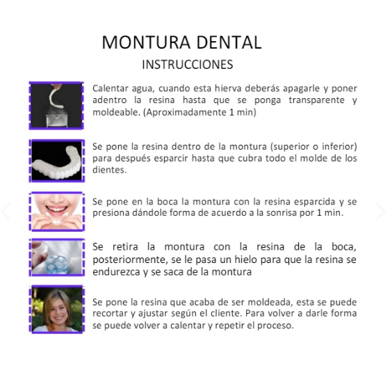 Montura Carillas Dentales