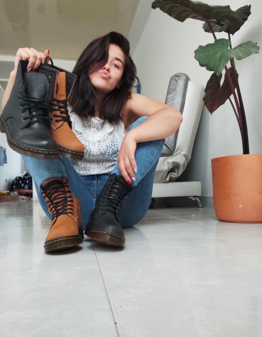 Botas Negro mate