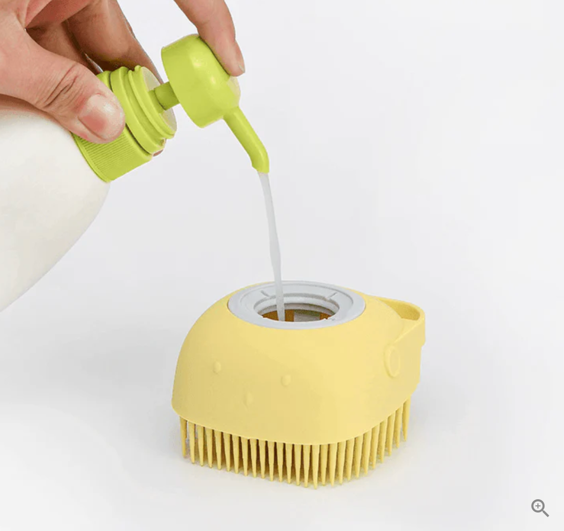 CEPILLO DE BAÑO PARA MASCOTAS