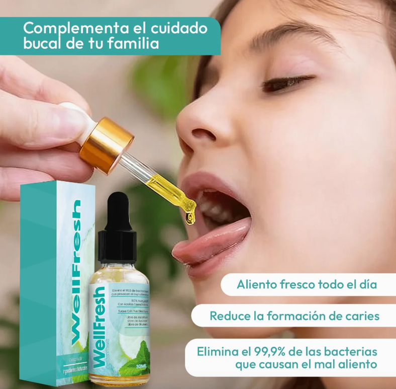 Well Fresh | ¡Elimina el mal aliento de forma rápida y natural!