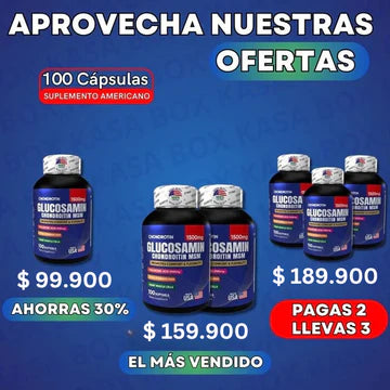 GLUCOSAMINA + CONDROITINA ULTRA FUERTE