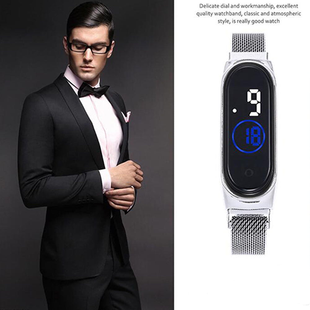 Reloj Electronico Led De Moda DORADO