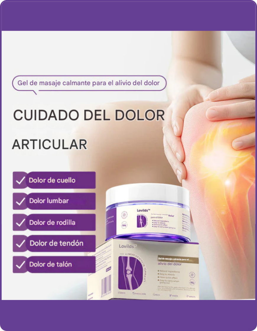 LOVILDS™ Turmeric & Emu Oil Arthritis Soothing Pain Relief Massage Gel