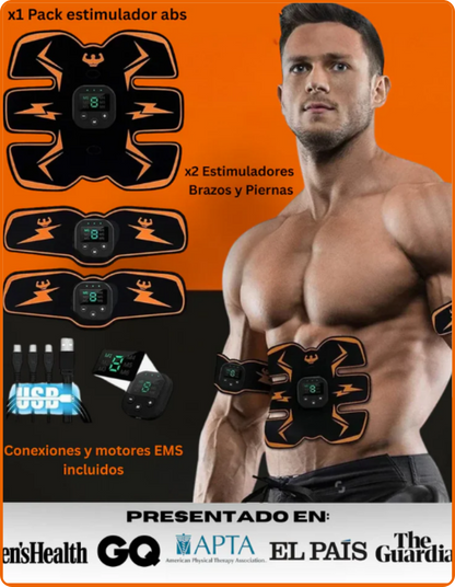 Estimulador Abdominales PowerAbs® + Estimulador de Brazos de REGALO