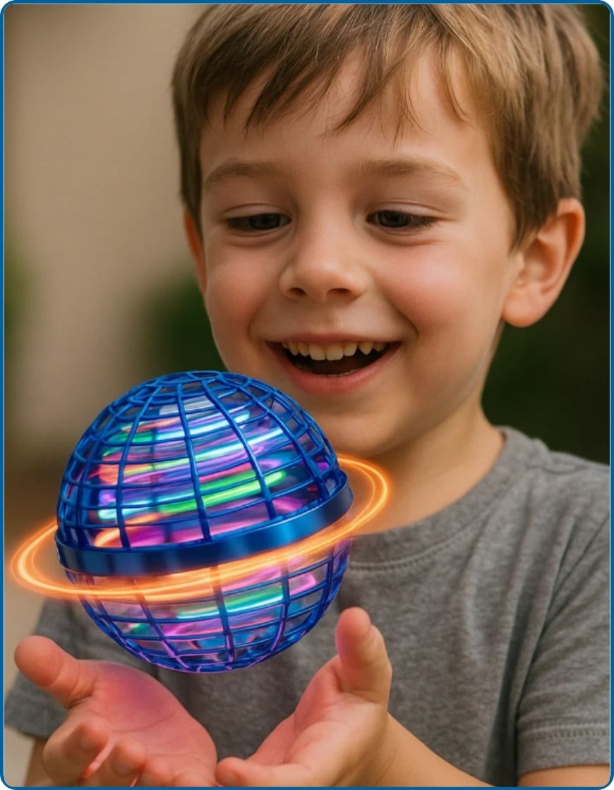 Pelota voladora antigravedad.