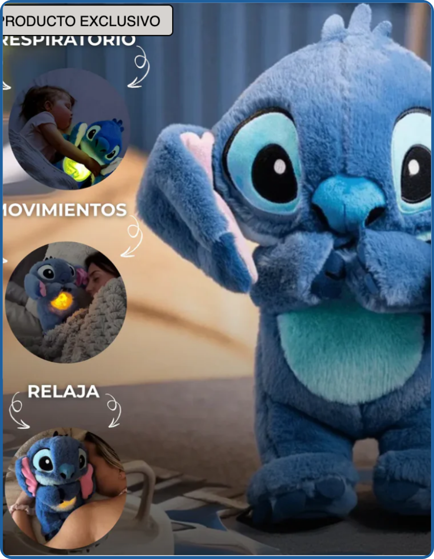 EL COMPAÑERO DORMILÓN – PELUCHE RESPIRATORIO ANTIESTRÉS