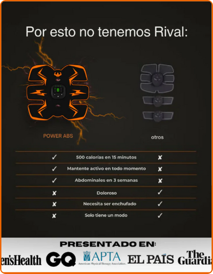 Estimulador Abdominales PowerAbs® + Estimulador de Brazos de REGALO