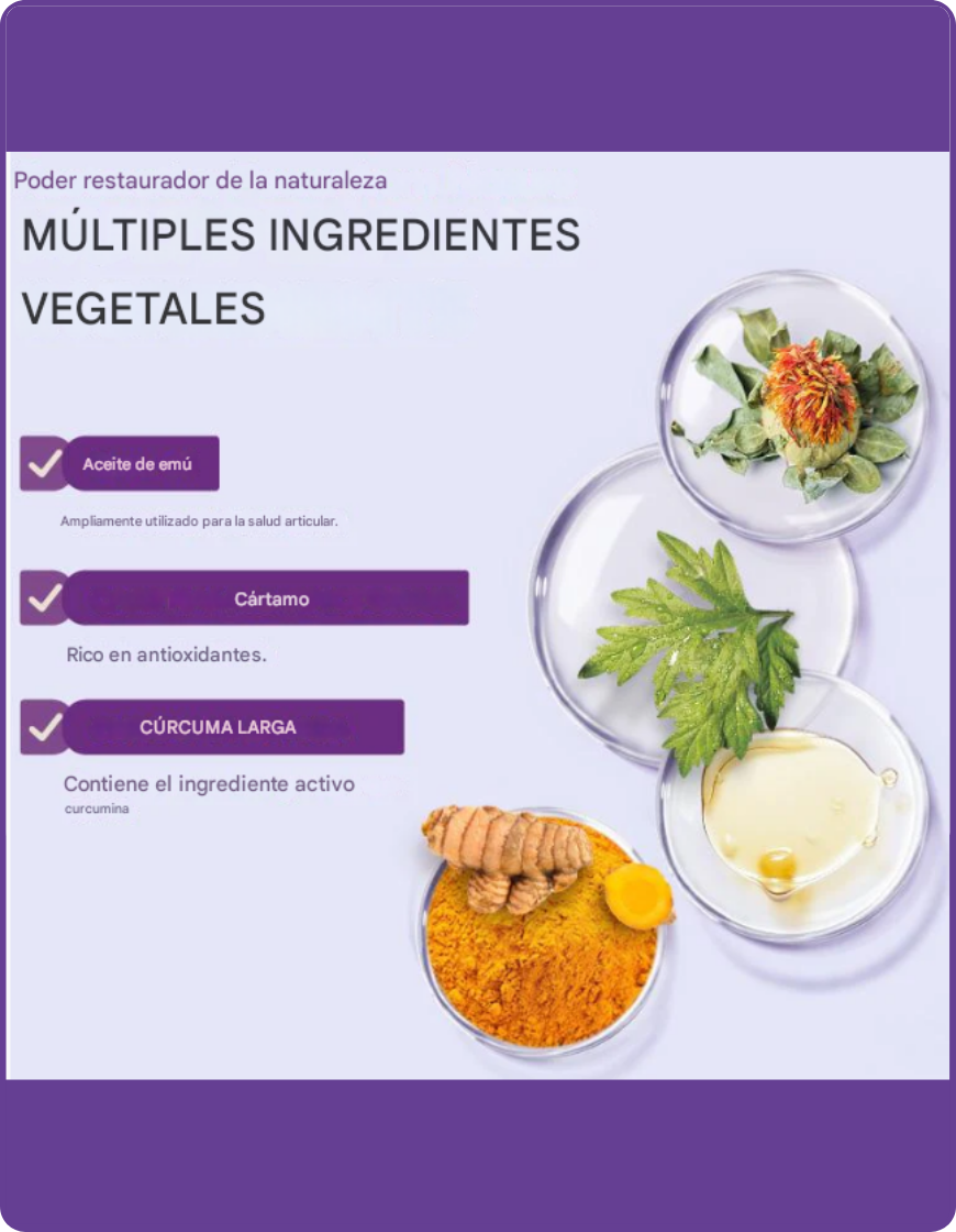 LOVILDS™ Turmeric & Emu Oil Arthritis Soothing Pain Relief Massage Gel