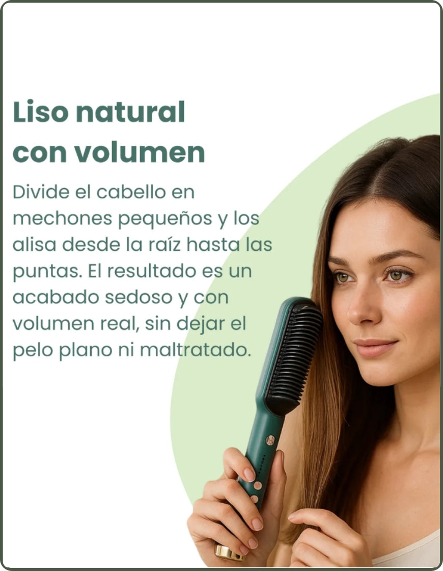 Cepillo Alisador 2 En 1