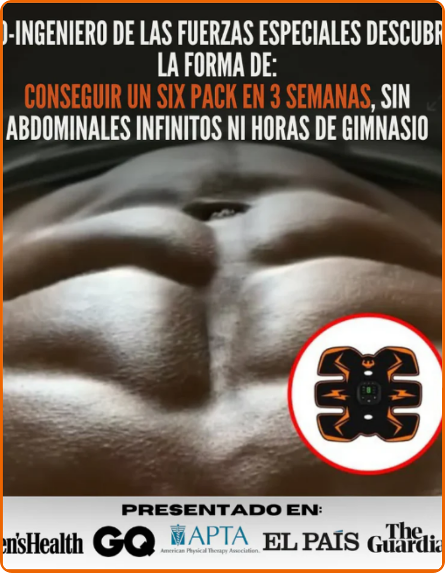 Estimulador Abdominales PowerAbs® + Estimulador de Brazos de REGALO