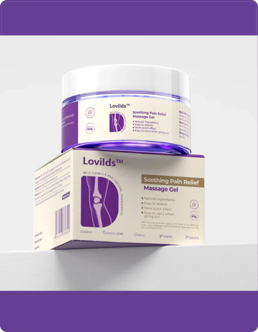 LOVILDS™ Turmeric & Emu Oil Arthritis Soothing Pain Relief Massage Gel