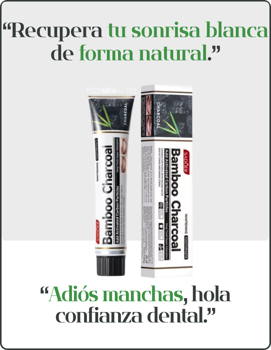 crema Dientes Blanqueadora Bambu