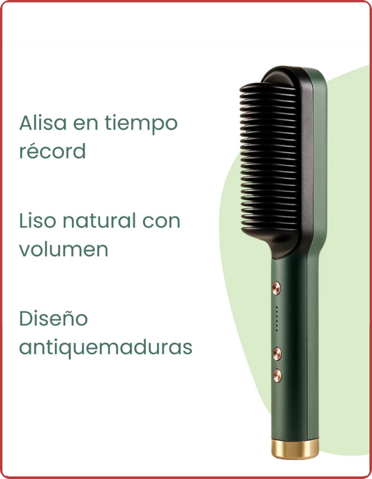 Cepillo Alisador 2 En 1