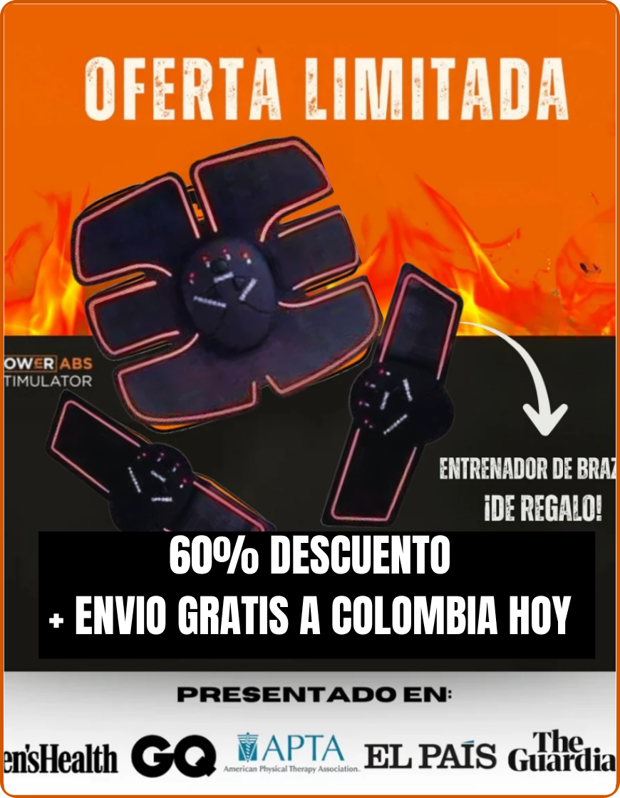 Estimulador Abdominales PowerAbs® + Estimulador de Brazos de REGALO